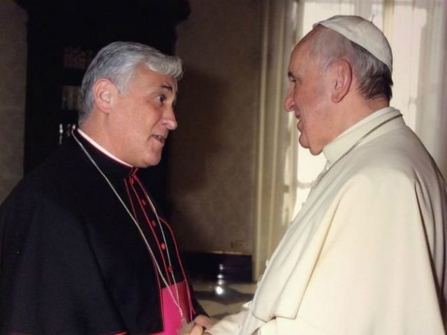 Rafael Zornoza y el Papa Francisco, en una imagen de archivo