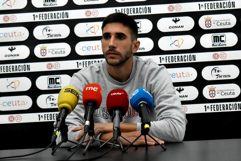 Redru, jugador de la AD Ceuta FC (