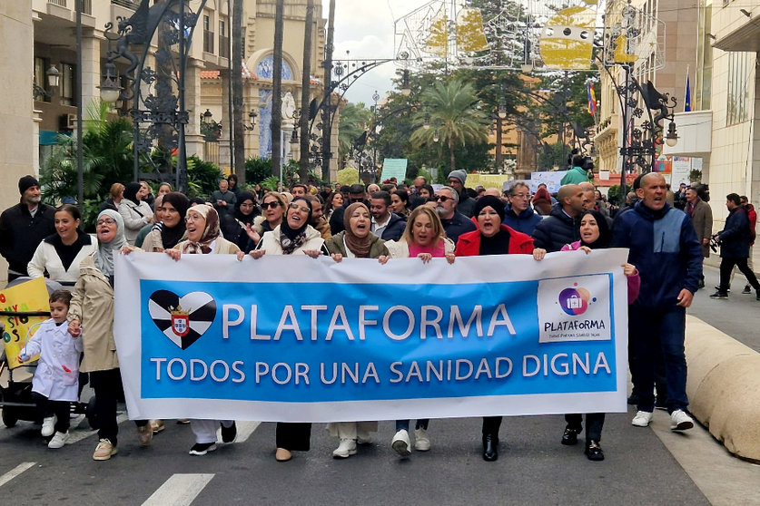 Manifestación por la Sanidad Pública en Ceuta / Archivo