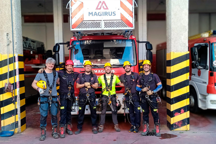 Equipo de rescate vertical de Bomberos Ceuta / César Martín