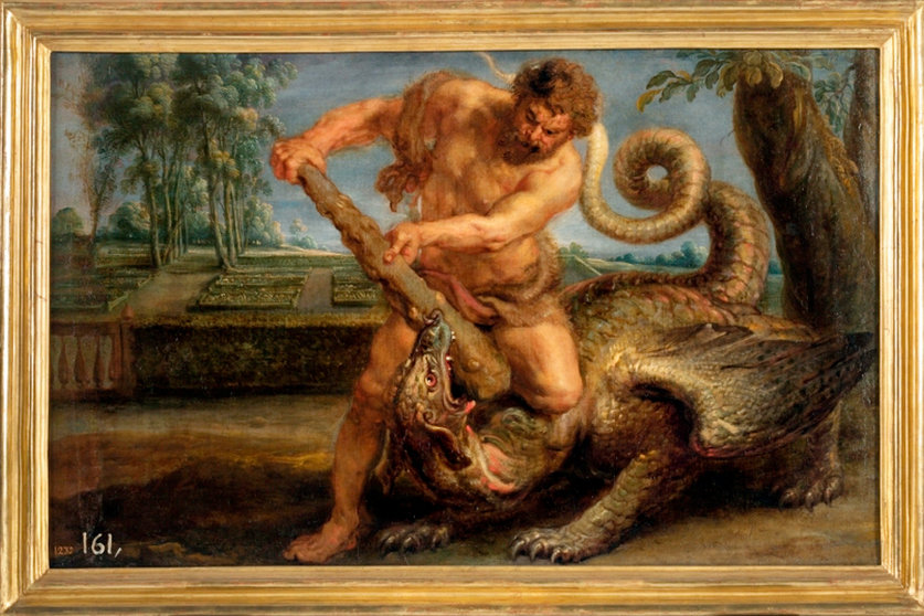 Lienzo de Rubens ‘Hércules matando al dragón del jardín de las Hespérides’