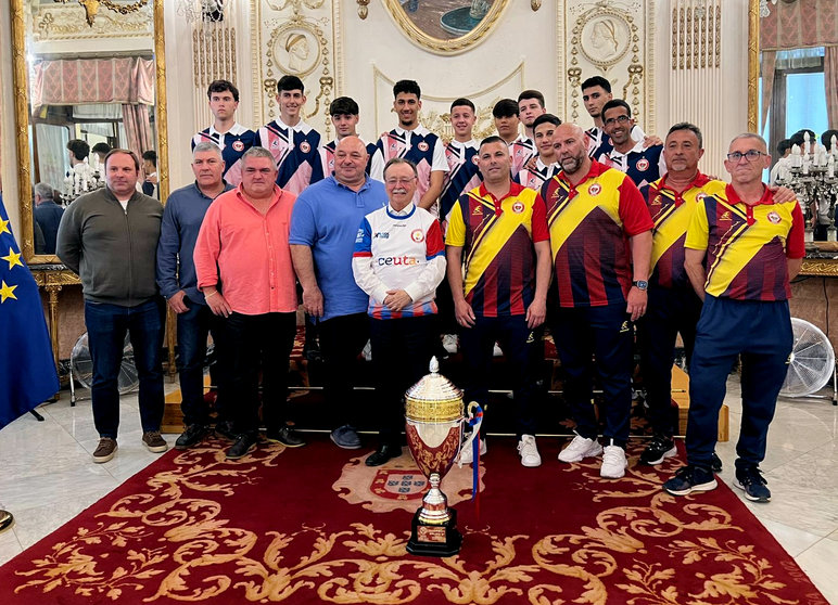 La Ciudad Autónoma recibe al CD Puerto tras levantar el título de campeón en División de Honor de juveniles