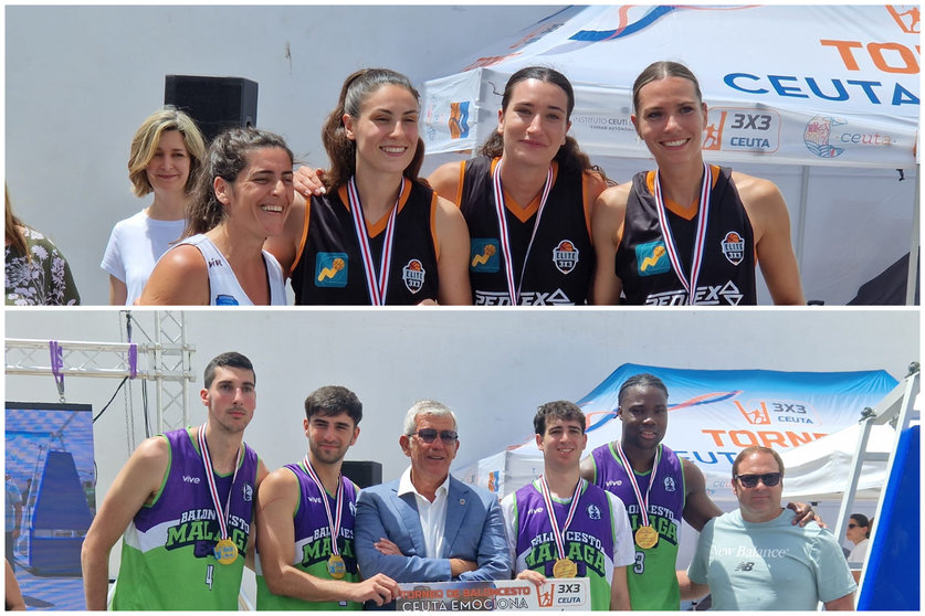 'Elite' y Málaga Basket, grandes triunfadores del 'Ceuta Emociona' de baloncesto 3x3