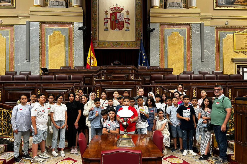 Los alumnos del Reina Sofía visitan el Congreso de los Diputados