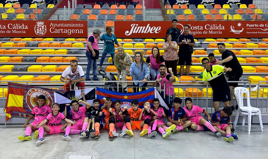 El CD Puerto Atlético benjamín arranca el Nacional con un gran triunfo 