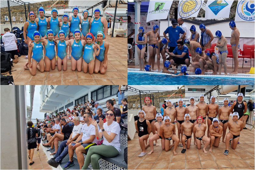 La fase final del Campeonato de Andalucía alevín de waterpolo se están celebrando en las instalaciones del CN Caballa / Laura Ortiz