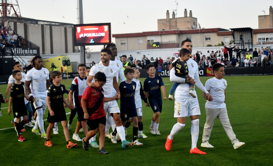 Último encuentro de la AD Ceuta FC esta campaña en el Alfonso Murube. Foto: Rafa Báez