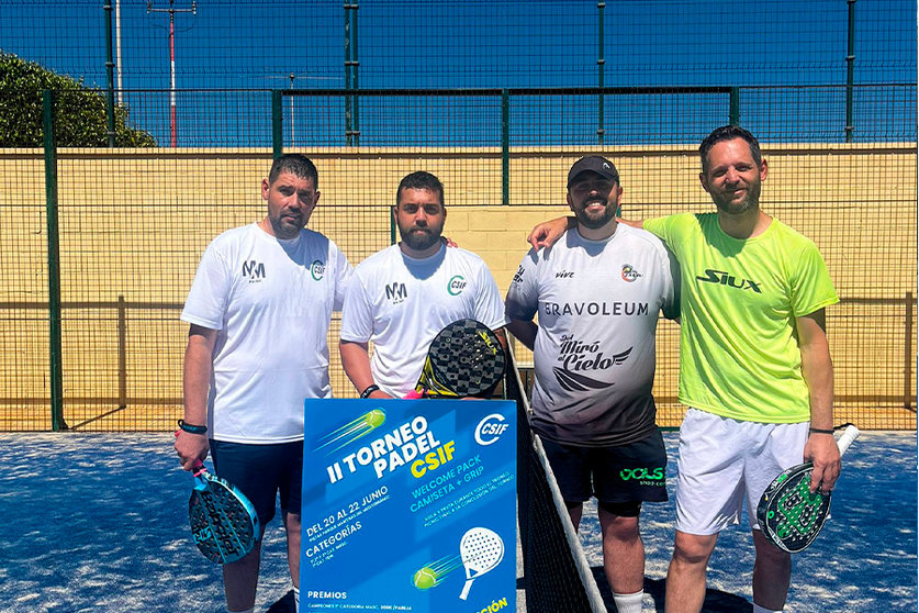 Ganadores Padel CSIF