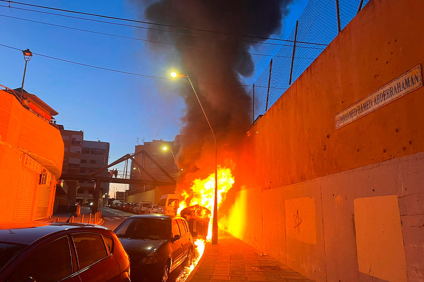 Incendio en Bermudo Soriano