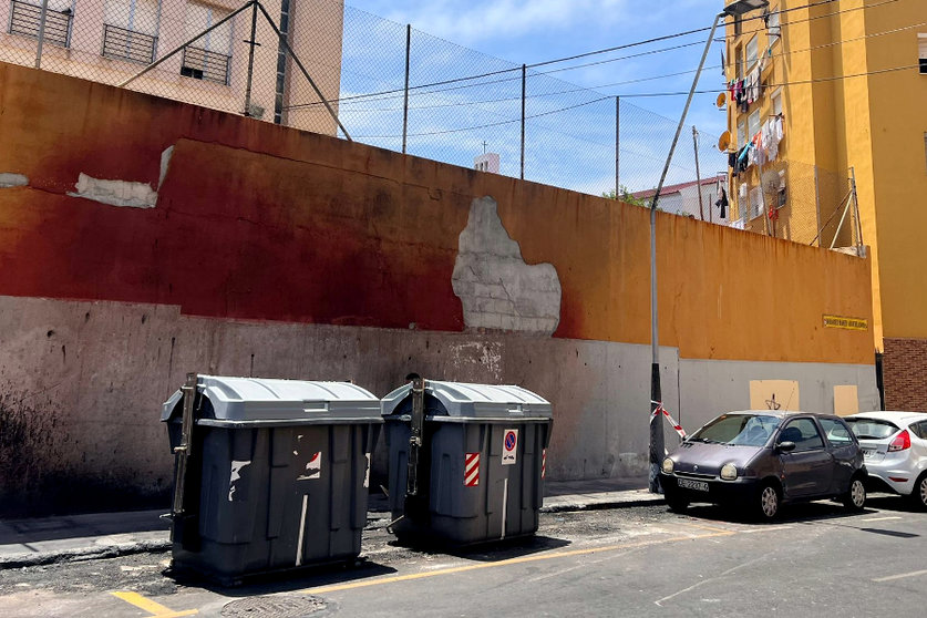 Así ha quedado la zona afectada por el incendio de este fin de semana