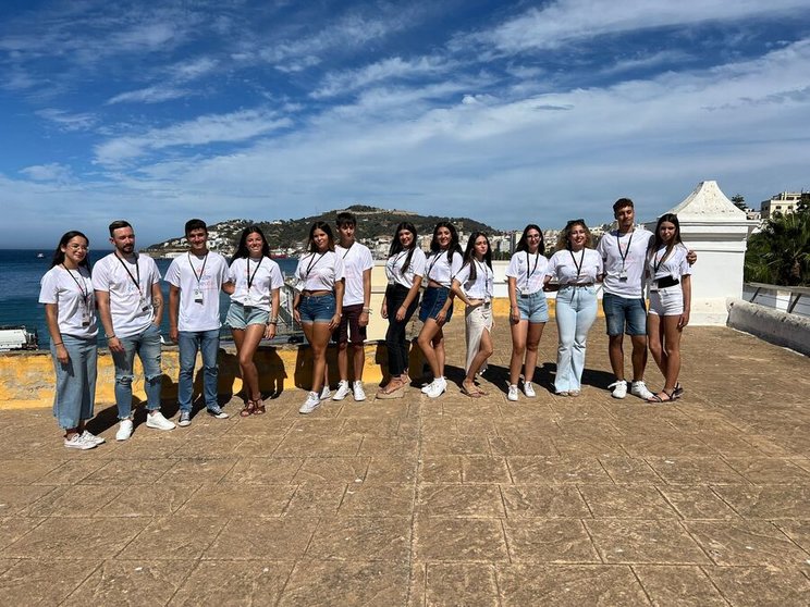 Visita a la Puerta Califal de los aspirantes a Miss Mundo y Mister International Ceuta / Daniel Hernández