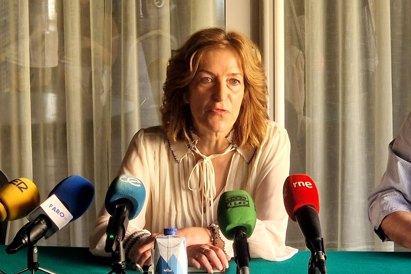 Isabel Muñoz, directora general de INGESA, en su comparecencia ante los medios de este miércoles _ Laura Ortiz