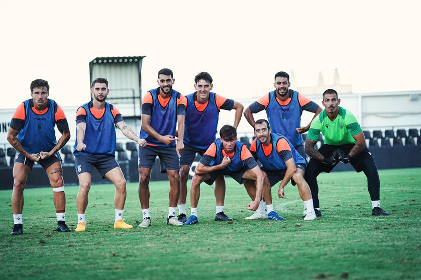 Entrenamiento de la AD Ceuta FC en el Murube 