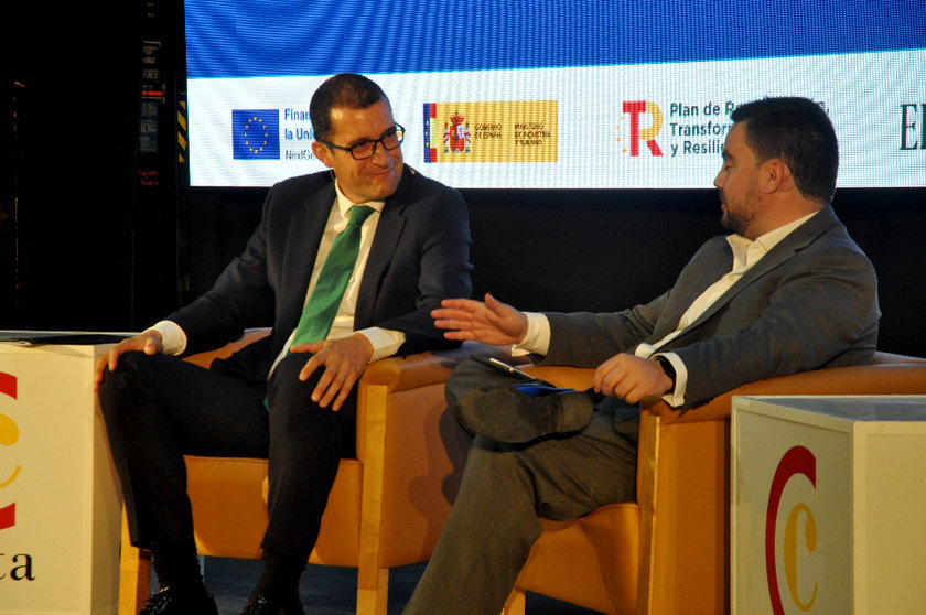 Horacio Morell durante su participación este miércoles en el Foro Económico del Español en Ceuta / Pablo Matés