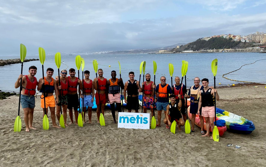 El Ceutí se pone a punto en la playa de la Ribera 