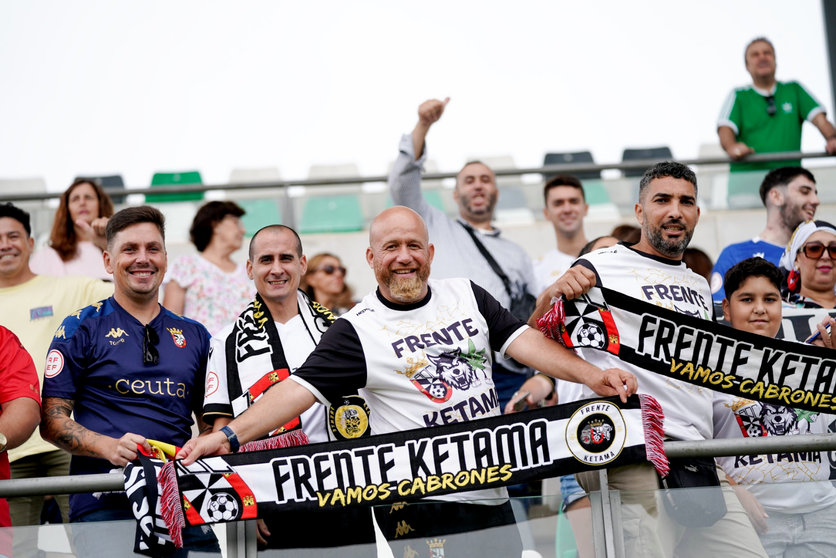 Afición de la AD Ceuta FC. Foto: Zaki AD Ceuta FC