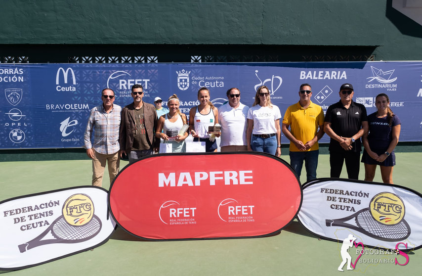 La belga Amelie Van Impe, gran triunfadoda del internacional de tenis Ciudad de Ceuta 