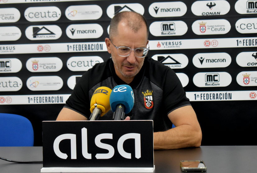 José Juan Romero tras el partido ante el Recreativo de Huelva