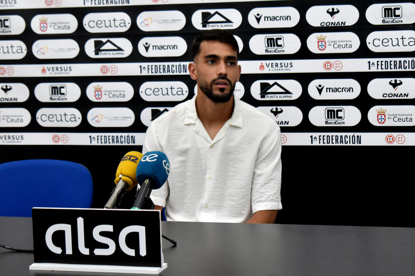 Sofiane, delantero de la AD Ceuta FC