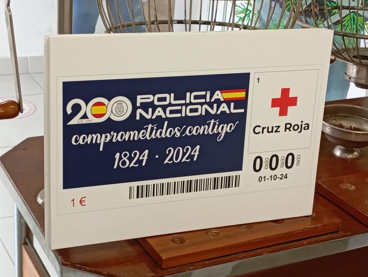 Imagen del cupón de Cruz Roja para este mes / Juanjo Coronado