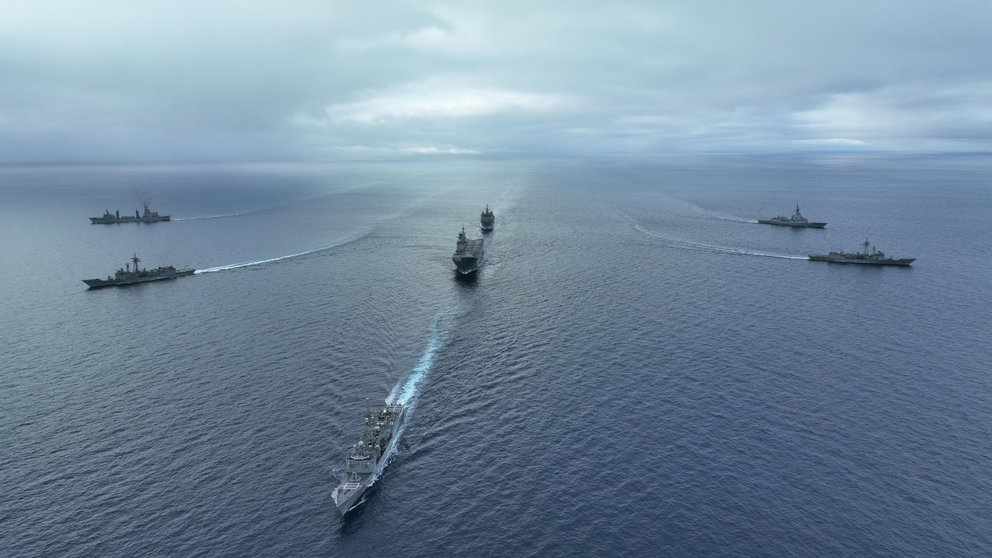 La Armada lidera, en aguas del Estrecho, un ejercicio con presencia internacional 