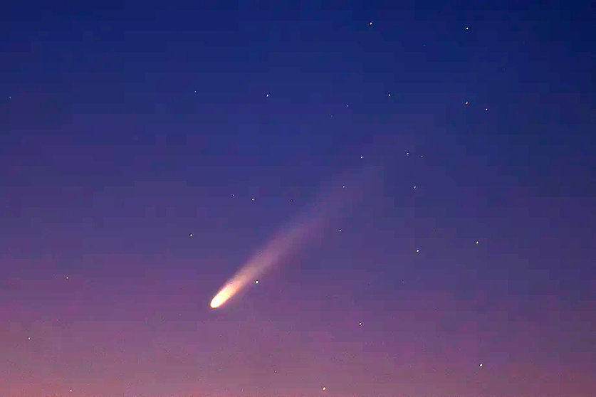 El cometa tras avistarse en Canarias / EFE