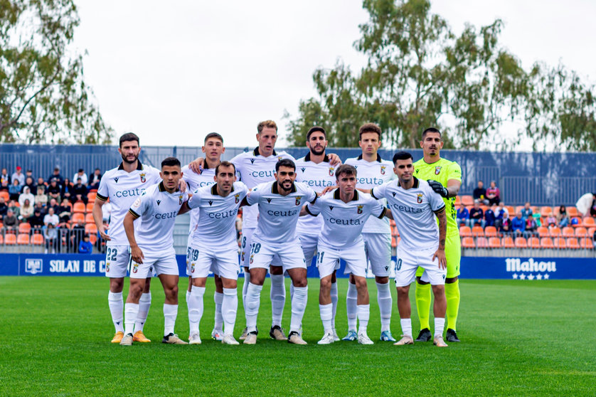 Once inicial de la AD Ceuta FC ante el filial del Atlético de Madrid 