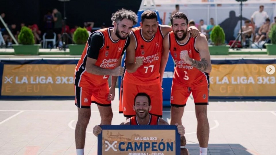  Valencia Basket, ganó la jornada inaugural de Ceuta./Instagram Laliga_3x3 