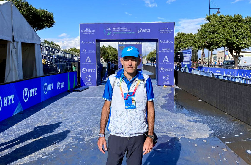 Jorge Ruiz en el Mundial de Triatlón 