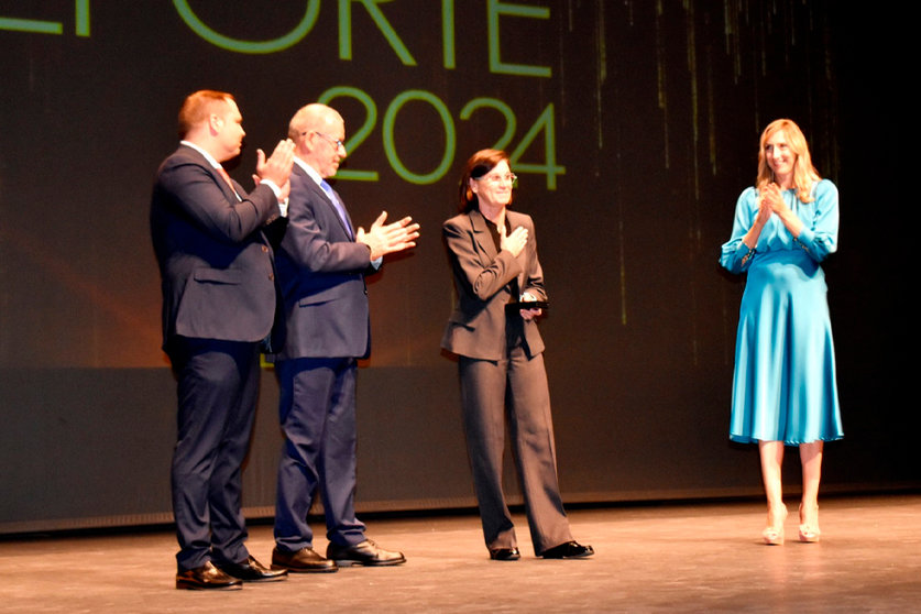 Susana Román en la Gala del Deporte