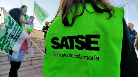 Movilización de SATSE/ Archivo